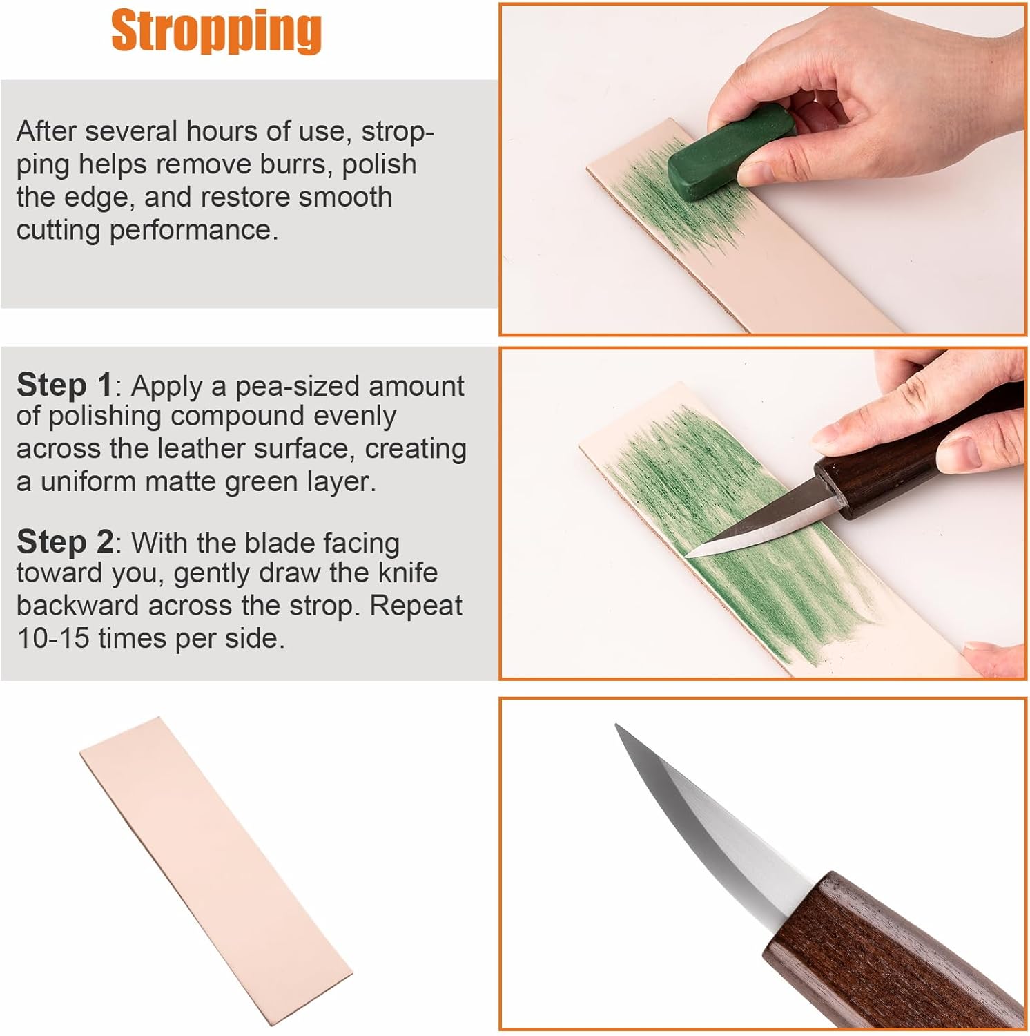 Gegarrd 26 in 1 Wood Carving Tools Kit for Beginners, Complete Starter Set with Storage Bag, Whittling Tool Kit for DIY Woodworking, Spoon Carving and Hobby Projects - Image 7