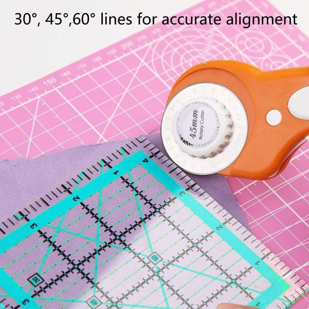 Quilting Square Rulers(2.5",3.5", 5",6", 8.5", 10",12"),7 Square Quilting Templates Quilt Ruler for Sewing - Image 3