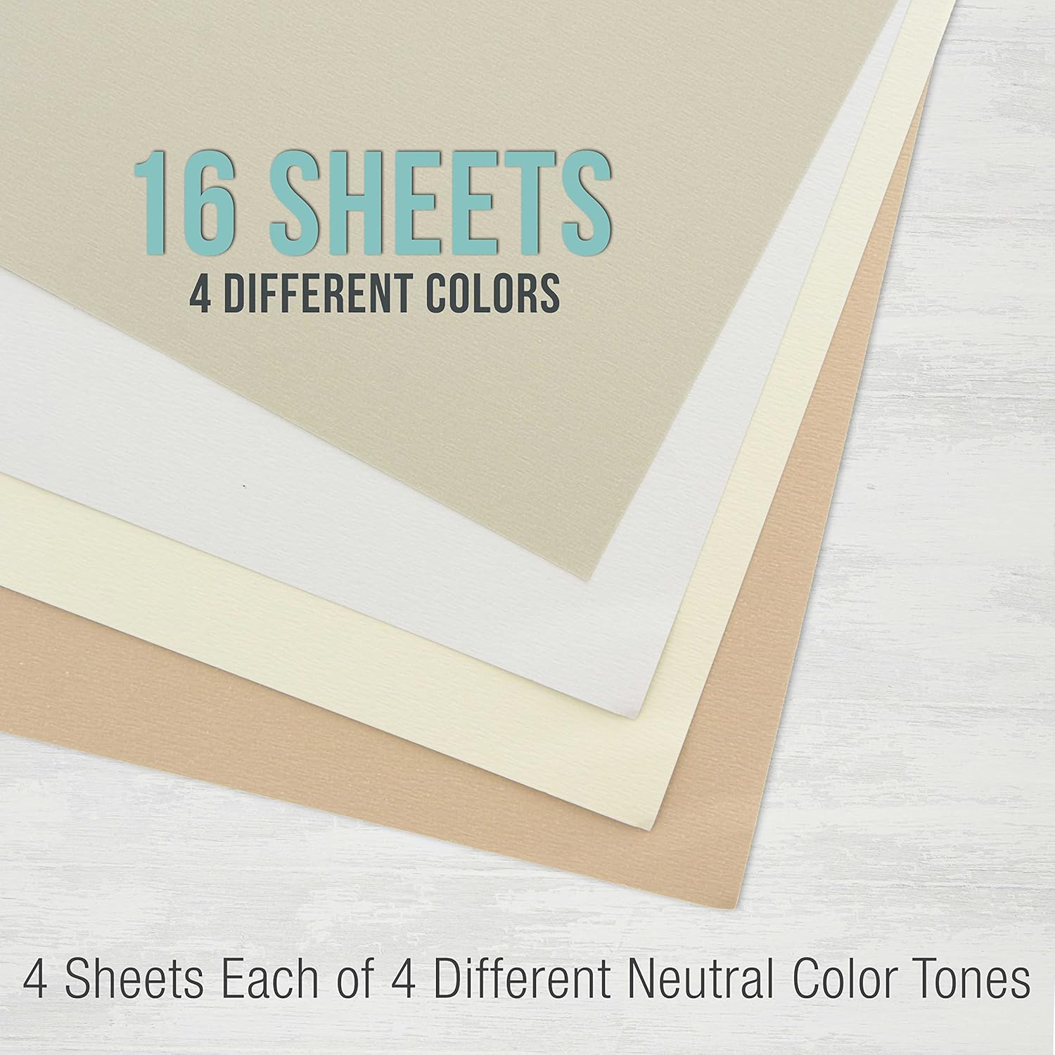 U.S. Art Supply 9" x 12" Pastel Paper Pad: 2 Pack (32 Sheet Total), 80lb (180gsm), 4 Neutral Toned Colors, Textured Hard or Soft Oil Pastel Paper, Drawing Sketchbook Pad, Mixed Media - Image 3